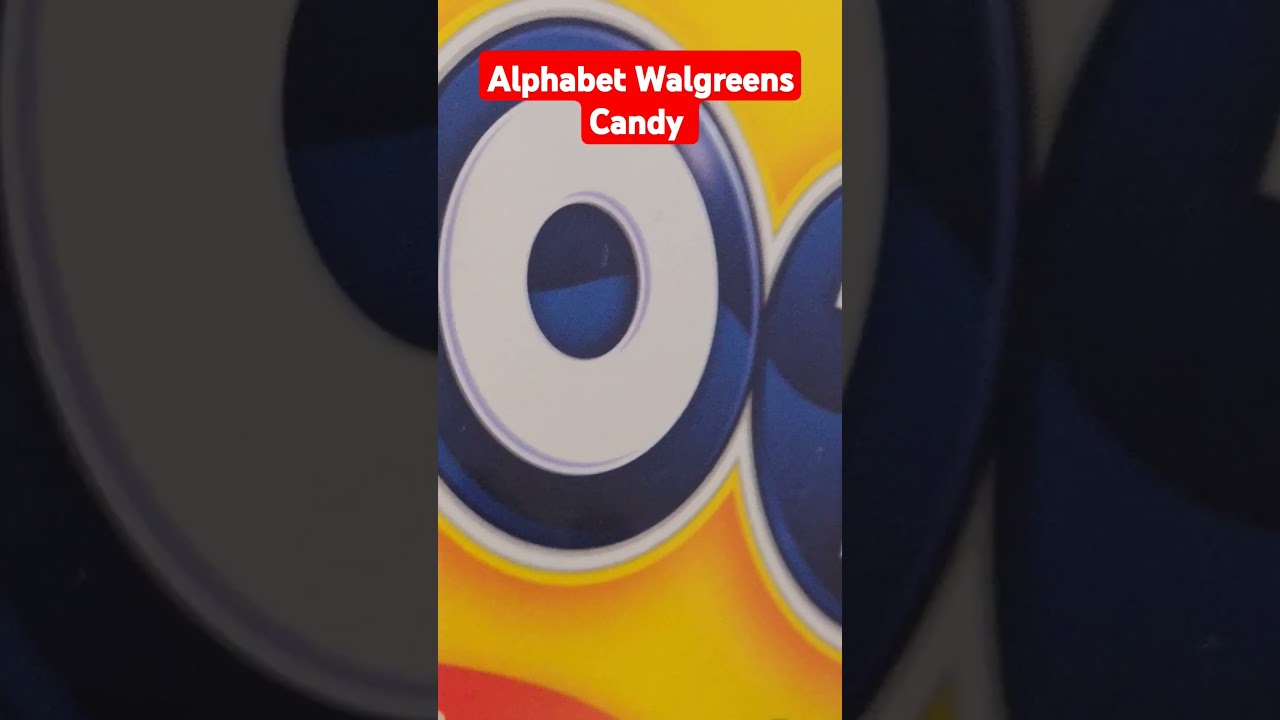 Alphabet Walgreens Candy