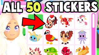 Collecting EVERY STICKER in Adopt Me!