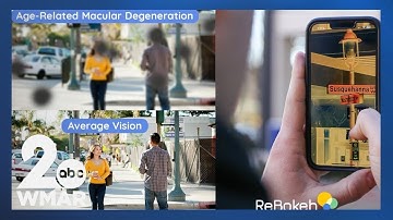 Woman with a vision impairment creates app to assist others with low vision