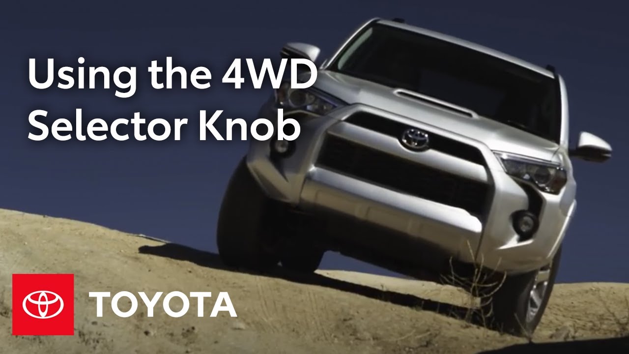 4Runner When To Use 4Wd