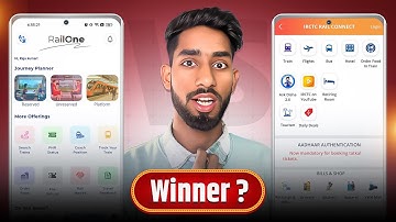 RailOne Vs IRCTC Rail Connect App 🔥 | कौन है बेस्ट Tatkal Ticket Booking App? 2025 Comparison!