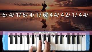 Minase 812  on melodica piano (with number tablature)