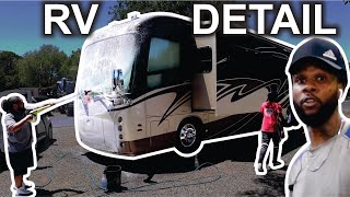 First Time Detailing A RV This Size  Hunter's Mobile Detailing