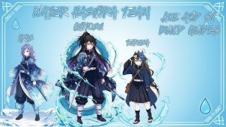 Water Hashira (AQUA) Team AOE &amp; BOSS Build Guide #StellaSora #SeasideDays