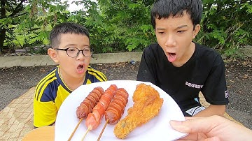 Xúc Xích Của Em - Anh Trai Lanh Chanh Không Biết Nhường Nhịn Em - Bài Học Nhớ Đời! Thầy Thái Vlog