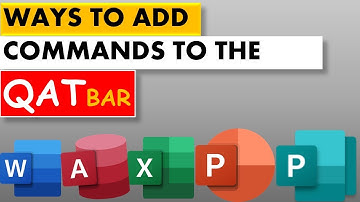 Customize the Quick Access Toolbar in Office365