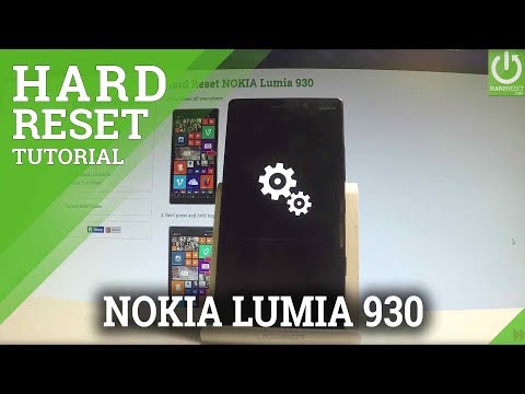 Как сделать полный сброс NOKIA Lumia 930 - стереть NOKIA / восстановить