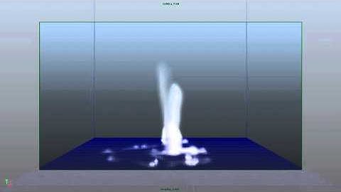 Maya Fluid Dynamics - Ground Smoke FX (Res 100)