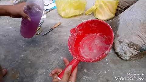 Cách làm lán tàu mô hình bằng bột đá và keo composite ranh cho ai chưa biết lam. P1