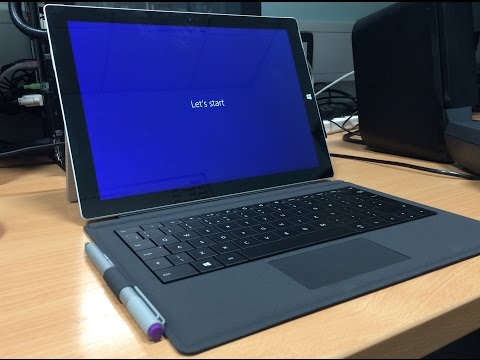 USB BOOT Windows 10 on a Surface Pro 3 UK VIDEO