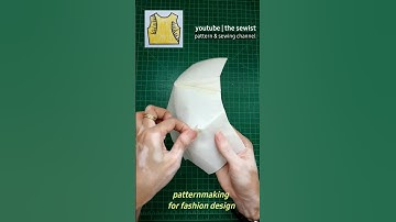 Patternmaking for Fashion Design #Shorts | Dart Manipulation | How to Make Pattern for Sewing