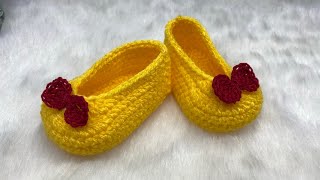 TEJE  ZAPATITOS BÁSICOS A CROCHET ✨