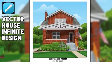 Tutorial Vector Rumah Simpel Di #InfiniteDesign Android !! [speed art] VII