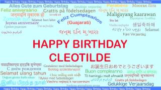 Cleotilde   Languages Idiomas - Happy Birthday