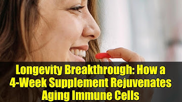 Longevity Breakthrough: How a 4-Week Supplement Rejuvenates Aging Immune Cells | Mitopure Explained