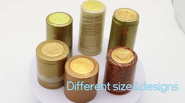 PVC shrink capsules for wine bottles factory direct-Topwell