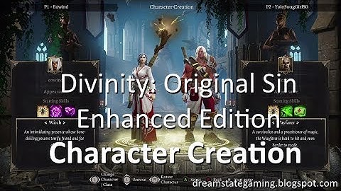 Divinity: Original Sin - Enhanced Edition - Character Creation