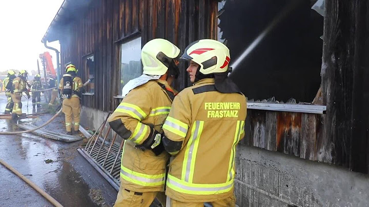 Brand auf Bauernhof in Gurtis