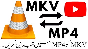 How to convert MKV to MP4 (any) using free software VLC player for Davanci Resolve. Easy URDU HINDI
