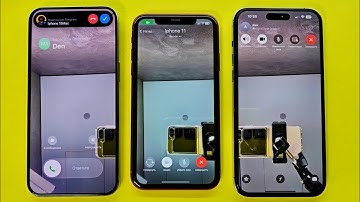 Incoming Call Three IPhone 15PM FaceTime Video Call vs IPhone 11 vs IPhone 14 Pro Max 