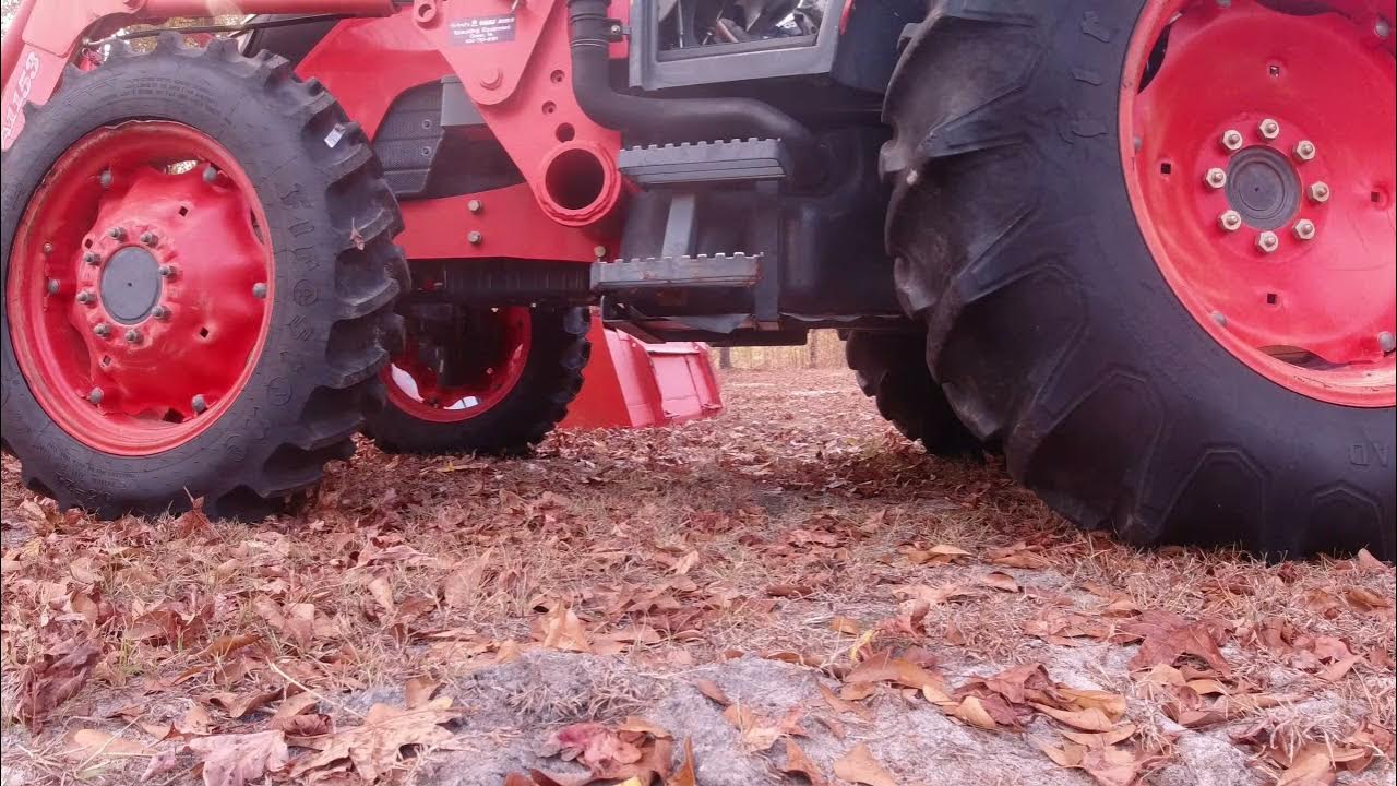 Switch out the tractor bucket for forks YouTube