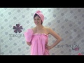Набор для бани и сауны (розовый) - Одежда из Иваново