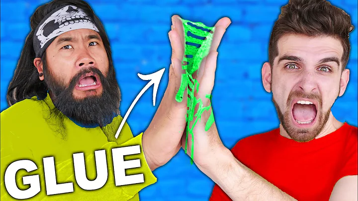 EMBARRASSING! We're STUCK HOLDING HANDS for 24 Hou...