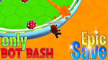 Only New map bot bash gameplay Stumble guys new update!