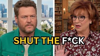 “Blake Shelton EXPOSES Joy Behar LIVE on The View — Producers Forced to Cut the Show!”