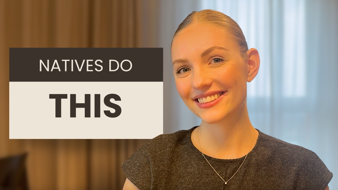 Действия носителей английского языка, которые происходят неосознанно.