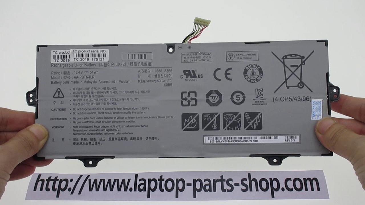 Samsung AA-PBTN4LR NP940X3M NP940X5N Computer batteries,Laptop Battery
