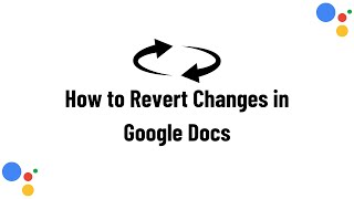 How to Revert Changes in Google Docs Profile