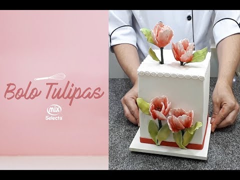 Vídeo: Como Fazer Bolo De Tulipas