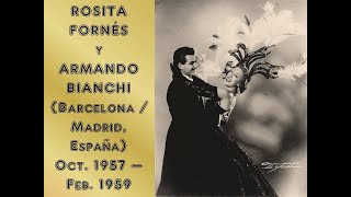 ROSITA FORNÉS y ARMANDO BIANCHI * BARCELONA y MADRID / 1957–1959 * REVISTA MUSICAL * AUGUSTO ALGUERÓ