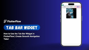 How to Use the Tab Bar Widget in FlutterFlow | Create Smooth Navigation Tabs!