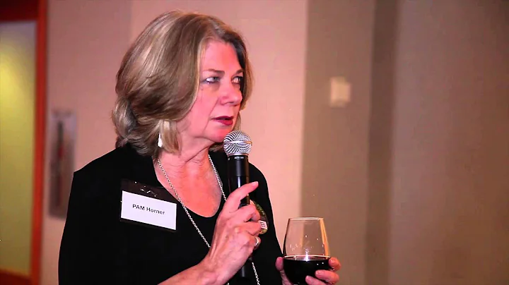 Pam Horner Toasts Bill Hanley