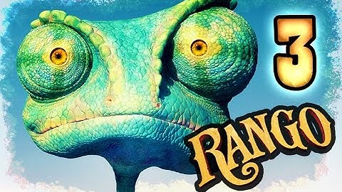 Rango Walkthrough Part 3 -- 100% Items (PS3, X360, Wii) Level 2 - Water Train
