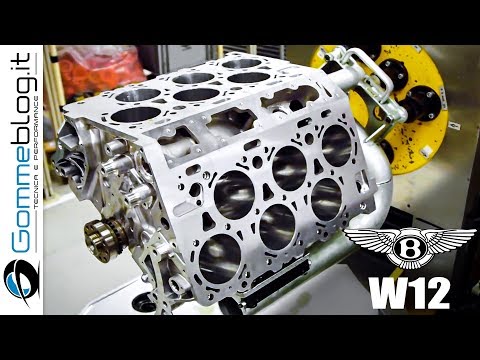 Bentley W12 Engine PRODUCTION ASSEMBLY MANUFACTURING PROCESS
