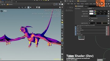 Houdini - Toon Shader for MaterialX - Karma CPU & XPU - IPOPs (Image Plane Operators) Volumes