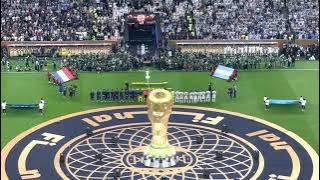 CEREMONIA DE APERTURA FINAL ARGENTINA vs FRANCIA FIFA WORLD CUP QATAR 2022  🇶🇦 ESTADIO LUSAIL