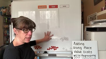 Adding Using Place Value Disks WITH REGROUPING