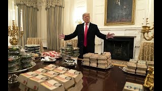 Donald Trump serves McDonald's on silver platters as White House chefs go unpaid amid shutdown