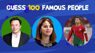 Guess 100 Famous People | Personalities | Influential Persons | Celebrities | Politicians | Legends