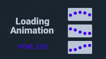 Create a Stunning Loading Animation with Pure HTML CSS No JavaScript! #HTML #cssanimation #css
