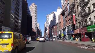 Driving by Lenox Hill Manhattan,New York