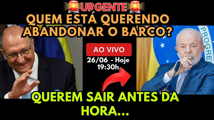 AO VIVO |  Tem Gente Querendo Abandonar o Barco Antes Da Hora
