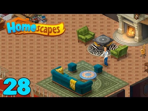 HOMESCAPES STORY WALKTHROUGH - PART 28 GAMEPLAY - ( iOS | Android )