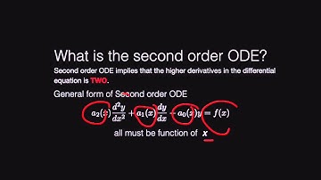 Introduction to Second Order Differential Equations