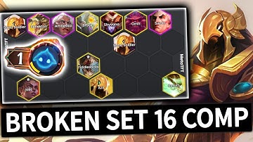THE MOST BROKEN COMP YOU SHOULD PLAY in TFT SET 16! I Teamfight Tactics LORE & LEGENDS Builds Guide