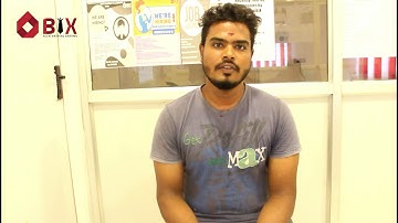 Simbu Data Science Training Review | Data Science courses in Chennai - BIX IT ACADEMY